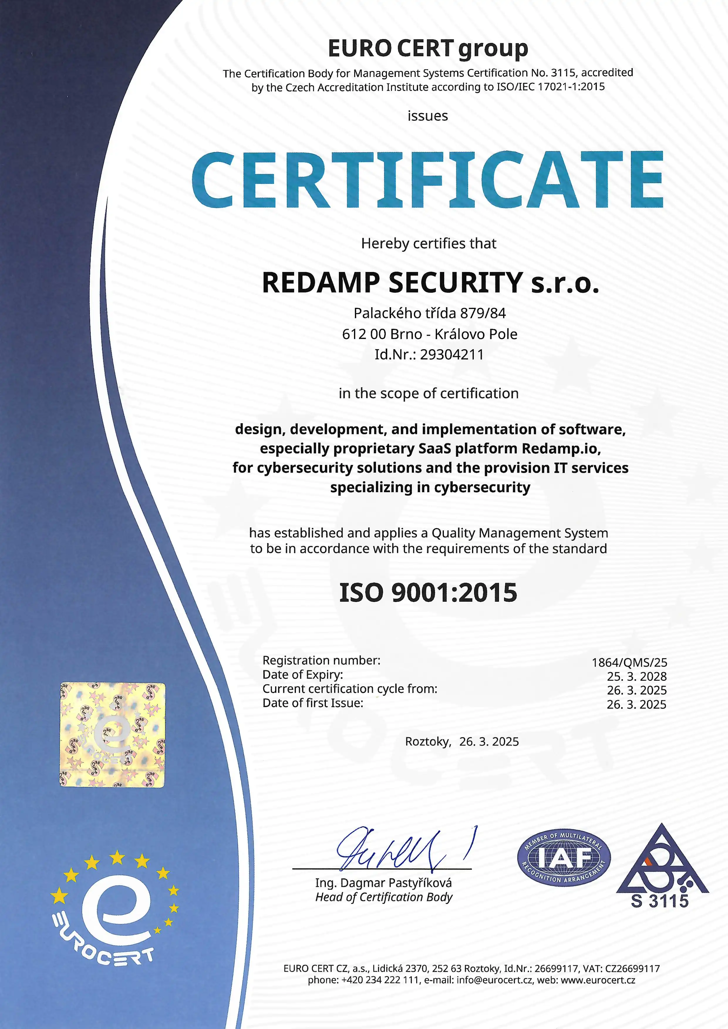 ISO 9001 Certification